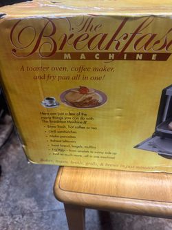 Back to school sale . Breakfast ll Machine . Brand New