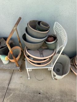 FREE Rolling plant stands, and garden cart