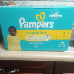 Pampers Swaddles 96 Diapers In One Box