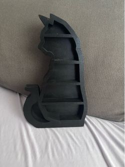 Small Black Cat Shelf