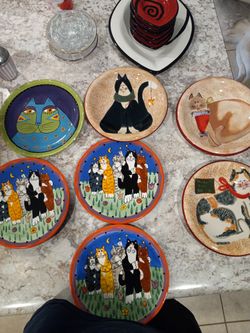 Candis Reiter Cat Plates