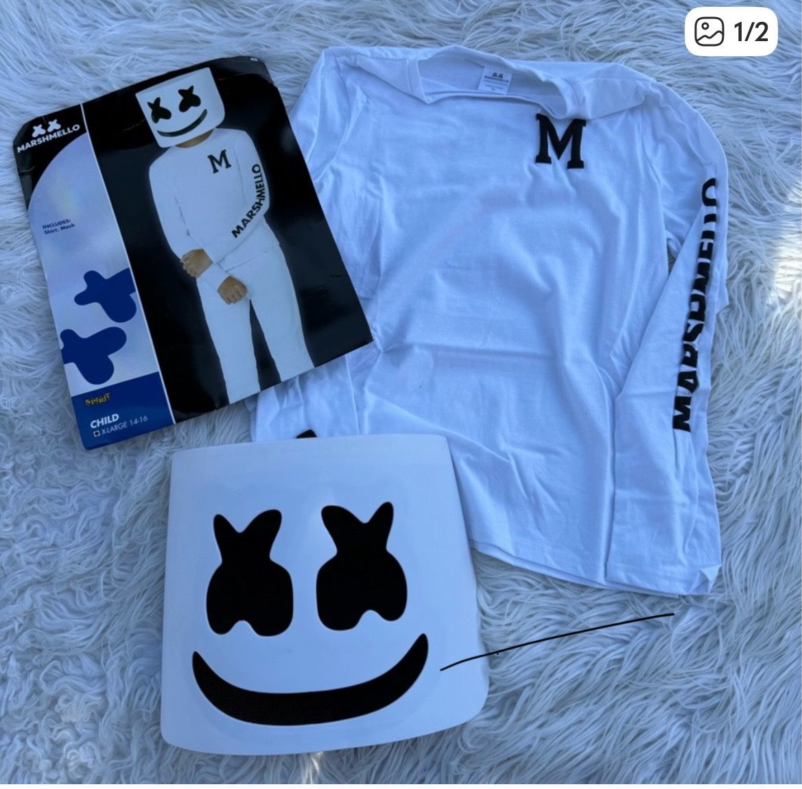 Boys Marshmallow Costume 