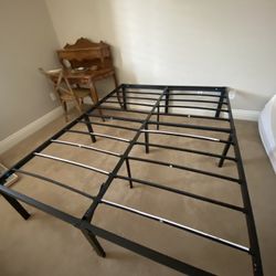 Metal Queen Bed Frame 18inch Tall Great For Storage