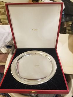 Cartier pewter Serving Plate