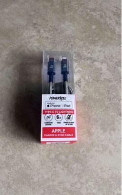 POWERXCEL Charger & Sync Cable for iPhone and iPad