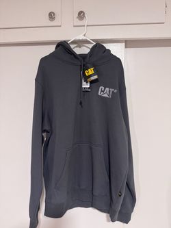 XL Dark Gray CAT Pullover Hoodie