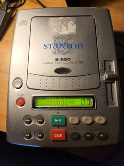 Stanton s 250 table top cd player