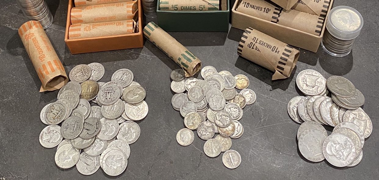 Pre 1965 U.S. SILVER COINS. 90% Real Silver.