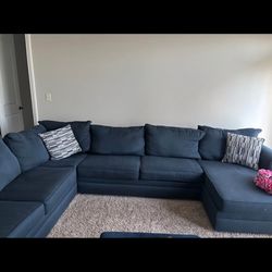 Navy sectional 1 Year Old