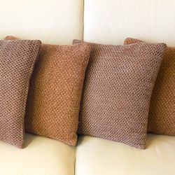 #Italy Fabric Throw Pillow - Two Pair