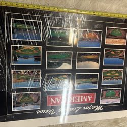Vintage MLB Baseball Poster 