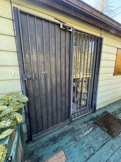 Metal door guards