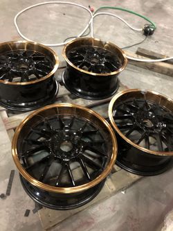 Sand Blast / Powder Coating Wheels / Rims