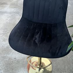 Black And Gold Bar Stool 