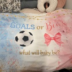 Gender reveal Banner 