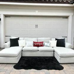 Gorgeous Double Chaise Sectional