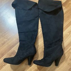 Tall Black Boots Size 6.5