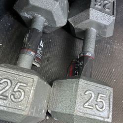 25lb Dumbbells, Pair