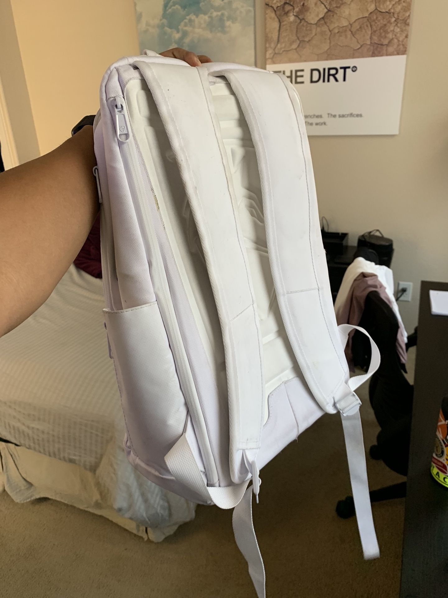 White alphalete backpack for Sale in Chandler AZ OfferUp