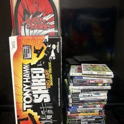 Tony Hawk Wii Game Skateboard 