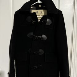 Burberry London Hooded Peacoat 