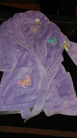 Plush Girls Robe's 6yrs and younger size Xs