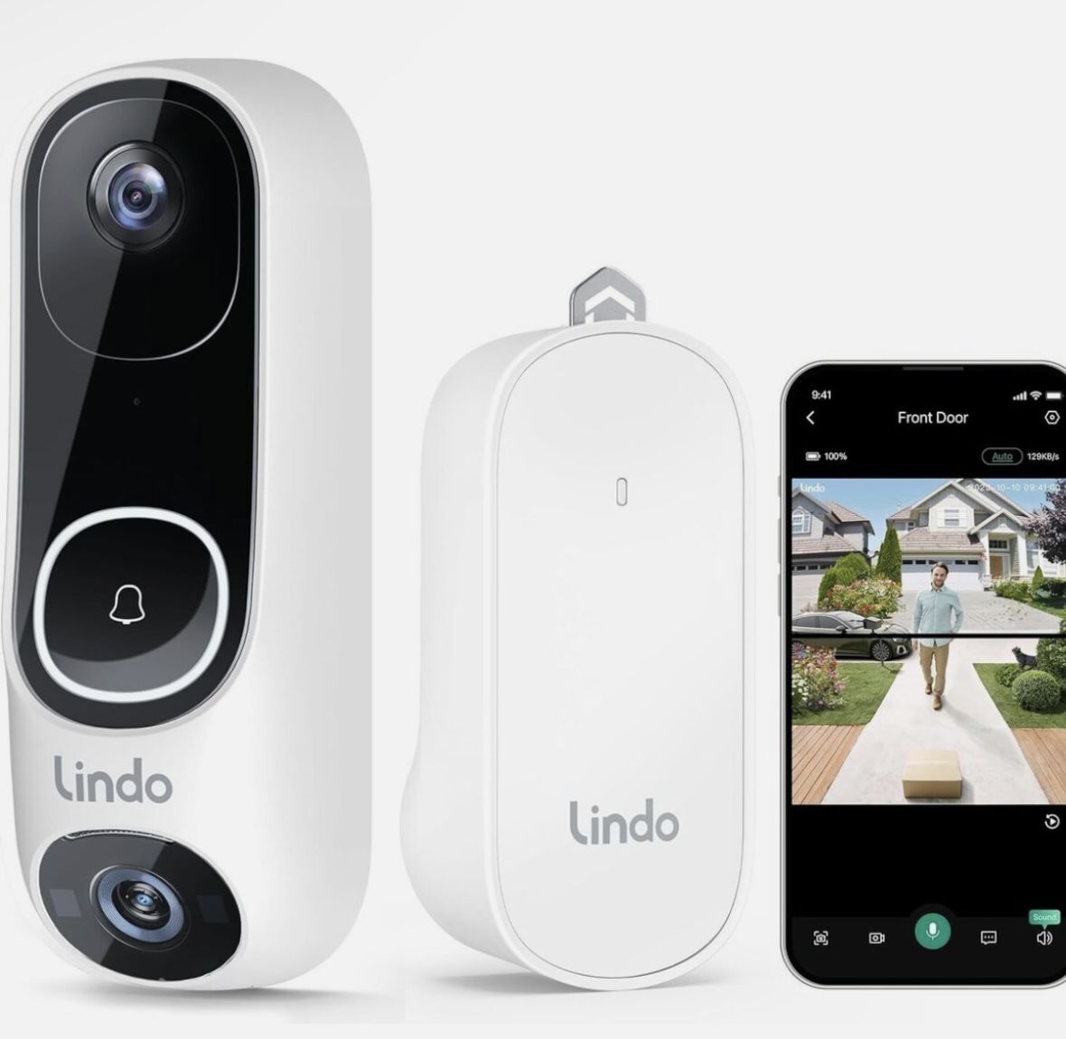Dual- Cam Video Doorbell 2K