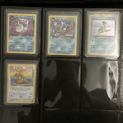 Vintage Pokemon Cards