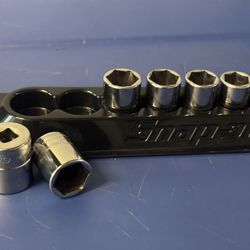 Snap-on Tools 12 pc 3/8" Drive 6-Point Metric Flank DriveR Shallow Socket Set (8-19 mm)