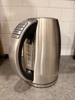 Cuisinart PerfecTemp 1.7-Liter Electric Kettle, Cordless Electric Tea Kettle, 1500W for Fast Heat-Up, 6 Preset Temperatures, 30-Minute Keep Warm, Stay
