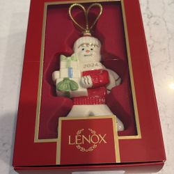 Lenox 2024 Gingerbread With Gifts Ornament 