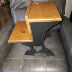 Hand Made Wooden Doll Size School Desk