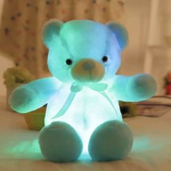 LED, 7 Colors Change Plush Teddy Bear 