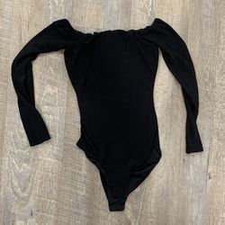 Zara Black off the shoulder one piece