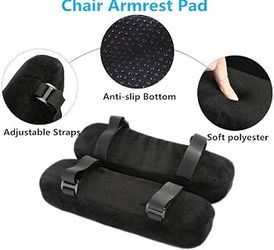 Memory Foam Office Chair Armrest Pads (Set of 2)