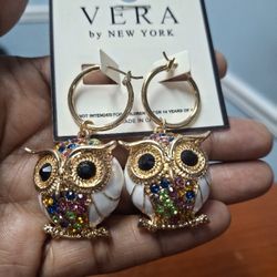 Owl Dangling Earrings 