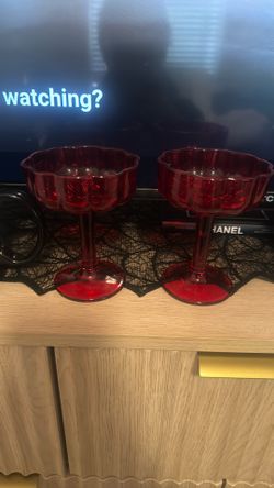 red wine glasses