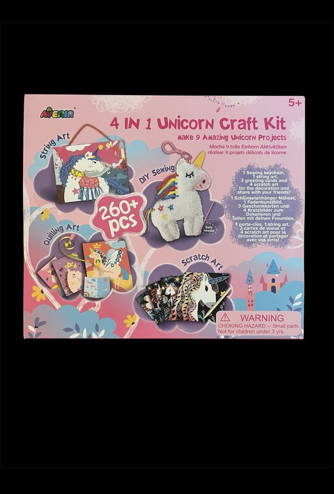 Avenir 4-1 Unicorn Craft Kit