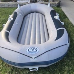 Aqua Marina 4 Person Inflatable Fishing Raft