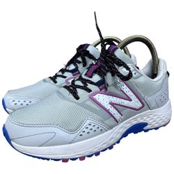 New Balance 410v8 Trail Running Shoes Unisex Mens 8 Wms 9.5 Grey Blue WT410LR8
