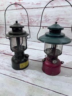 Two vintage lanterns untested