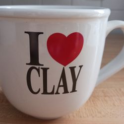 ARE THERE ANY CLAY AIKEN FANS STILL OUT THERE? HERE'S A GOOD SIZE CLAY AIKEN MUG FOR SALE