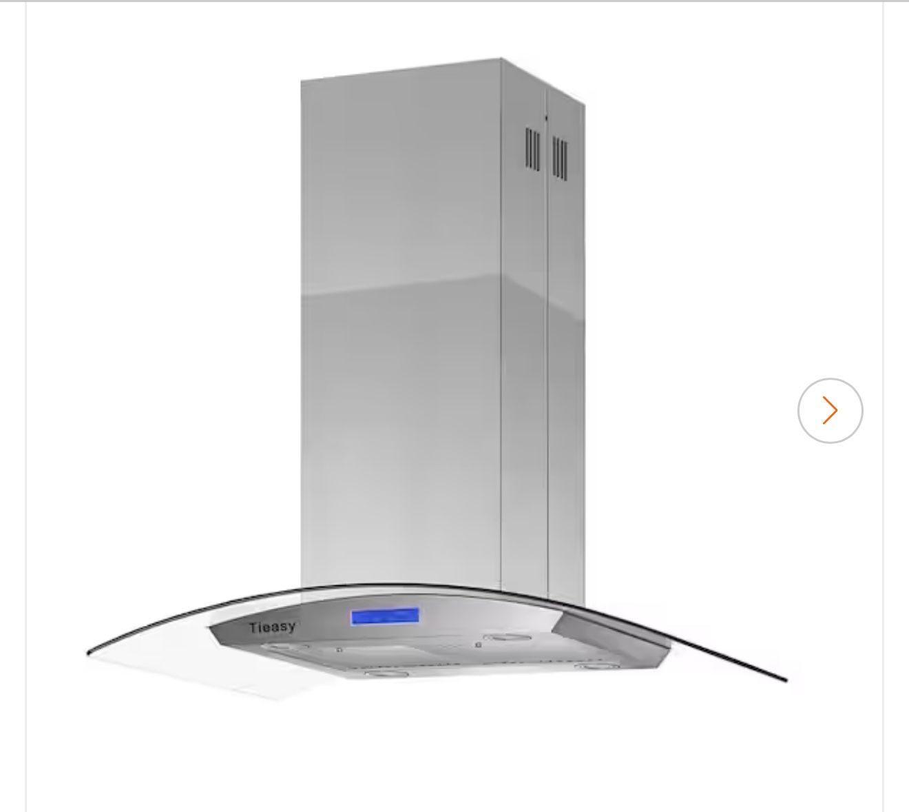 Range Hood Stainless Steel & Glass