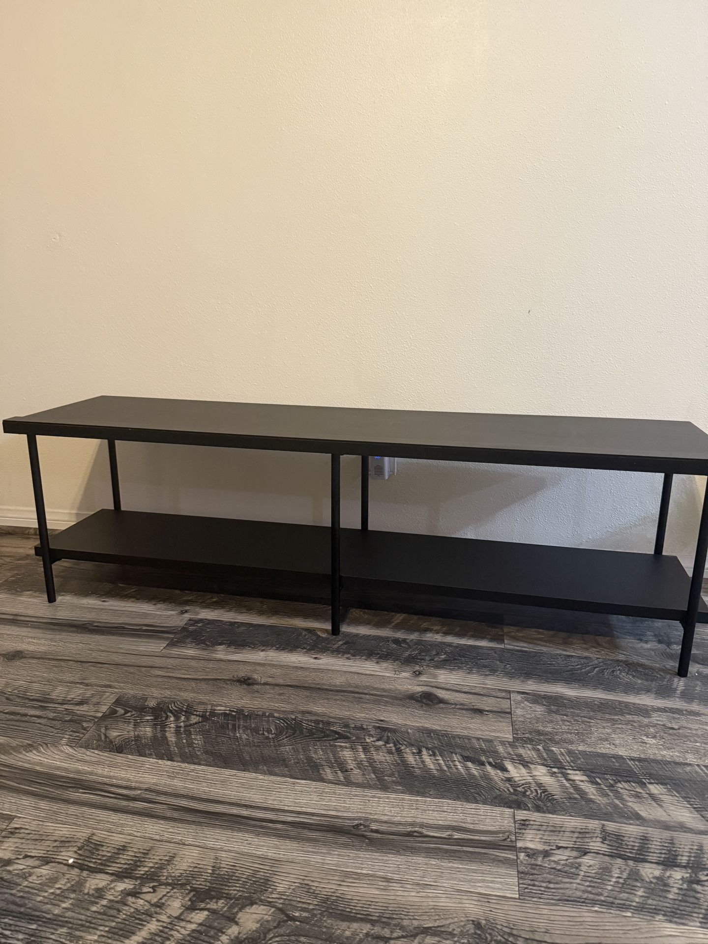 Black TV Stand / Console Table - $50