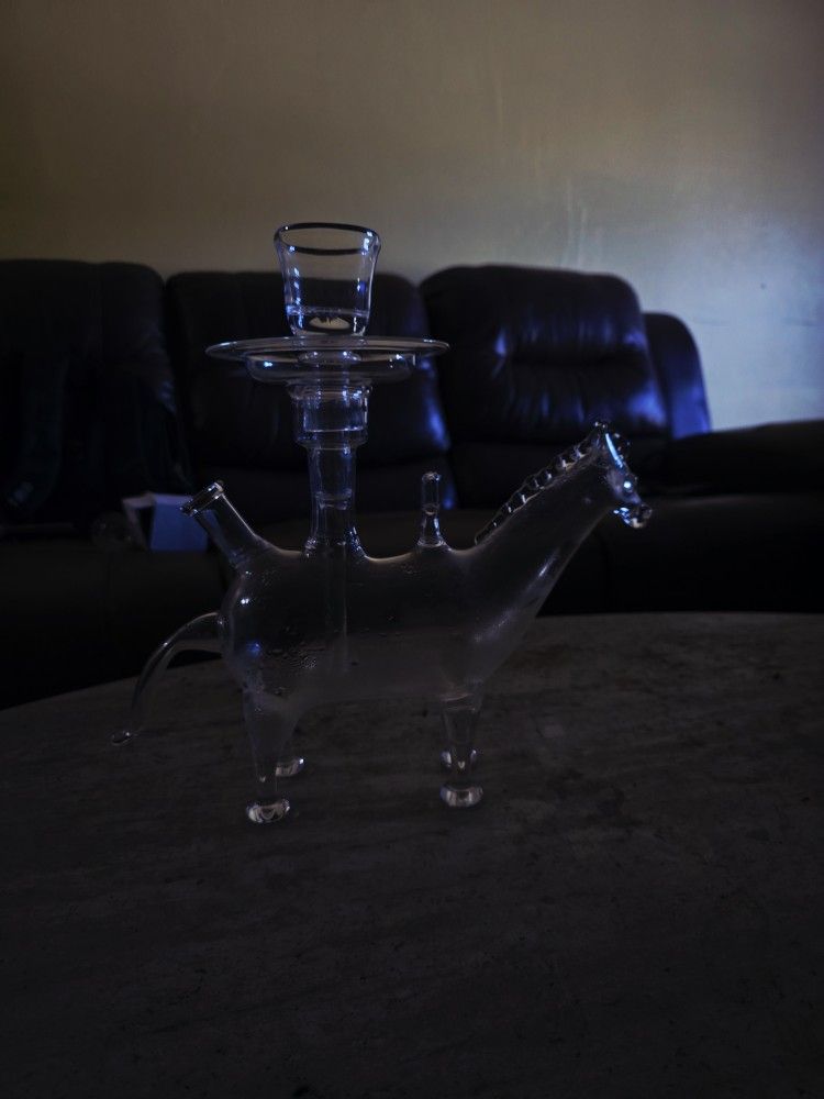 🐴 Exquisite Hand-Blown Glass Horse Sculpture & Centerpiece