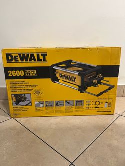 Brand new Dewalt 2600 PSI pressure washer