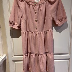 Monteau  Dress blush pink size S
