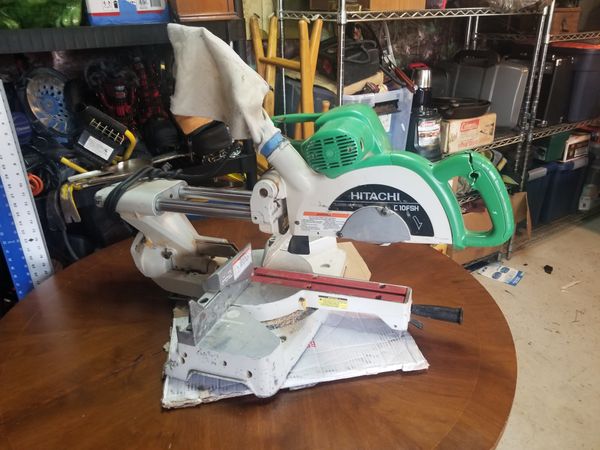 Hitachi C10FSH 10-Inch Sliding Compound Miter Saw for Sale in Renton