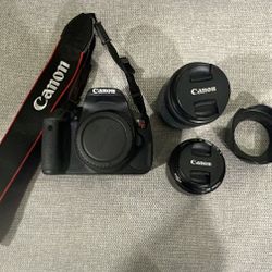 Canon EOS Rebel T5i Come With Extra Lens 