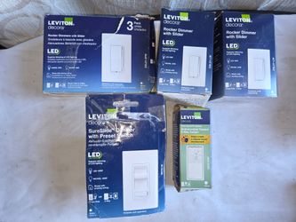 Leviton Rocker Dimmer Switches Bundle Set (Price Is Firm)